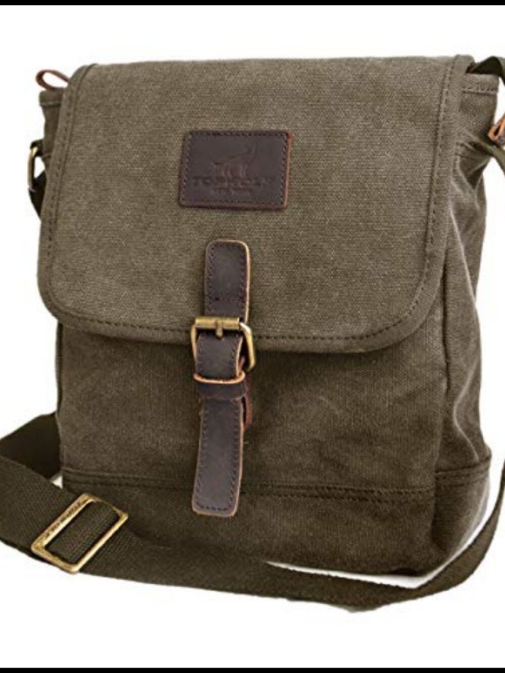 Canvas Messenger Bag Small Crossbody Anti Theft Shoulder Bag Travel Purse